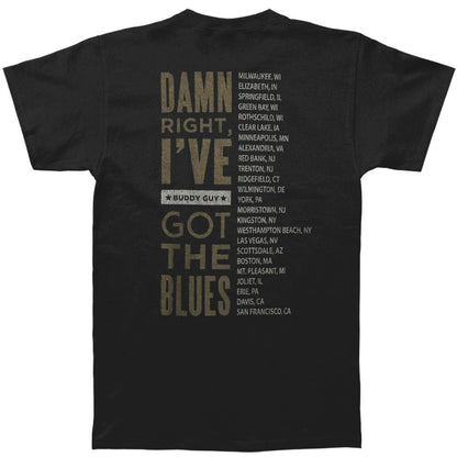 Buddy Guy Damn Right Tour Slim Fit T-shirt