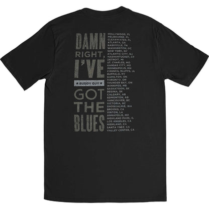 Buddy Guy Damn Right Tour Slim Fit T-shirt