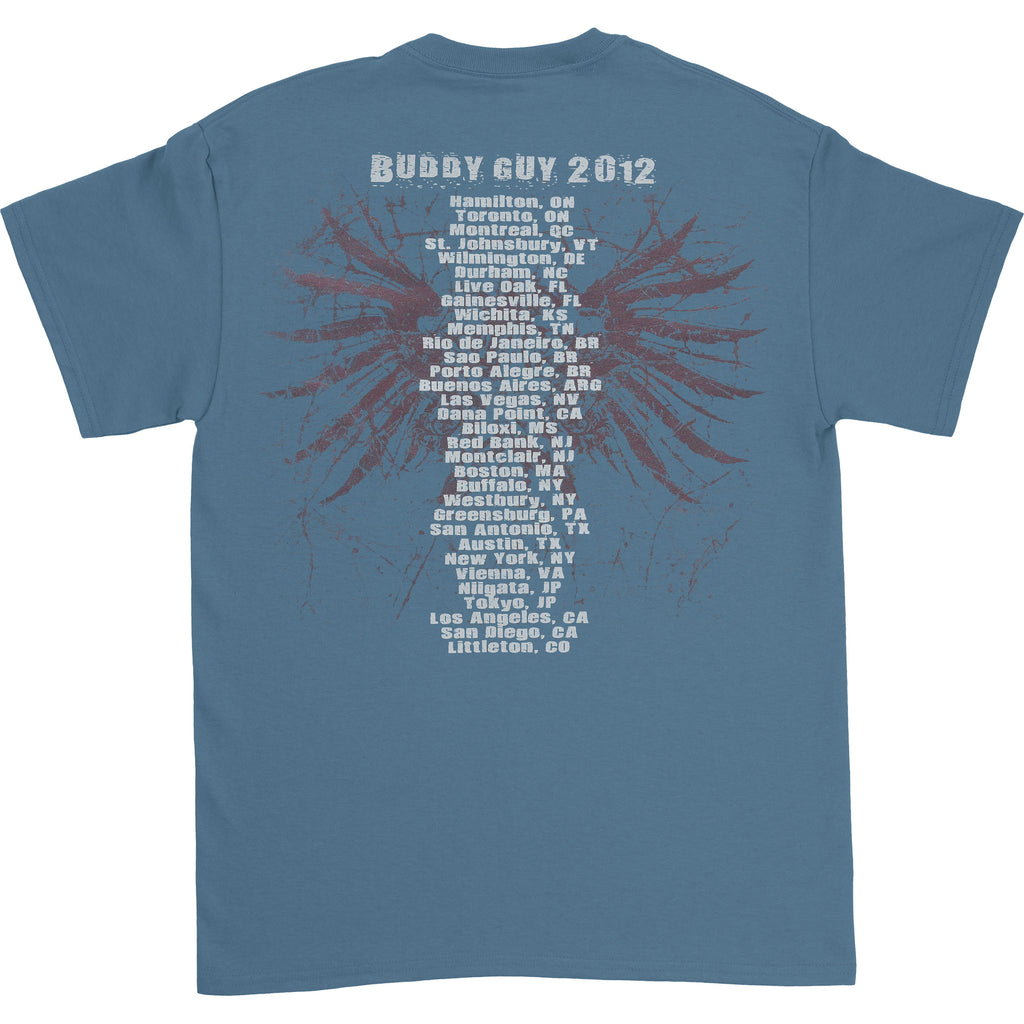 Buddy Guy Gothic Guitar 2012 Tour Slim Fit T-shirt