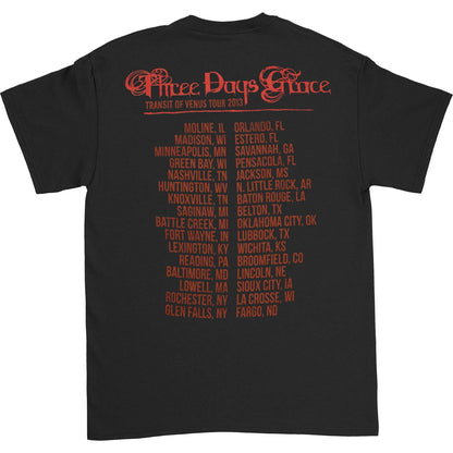 Three Days Grace Transit To Venus 2013 Tour T-shirt