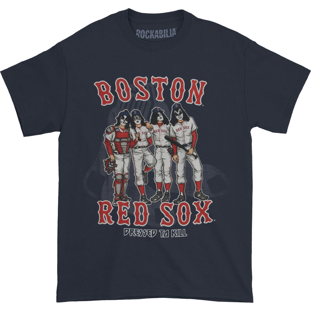 KISS Boston Red Sox Dressed To Kill T-shirt