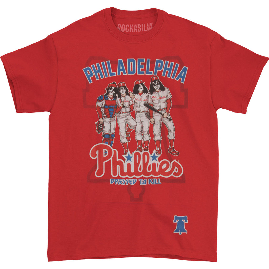 KISS Philadelphia Phillies Dressed To Kill T-shirt