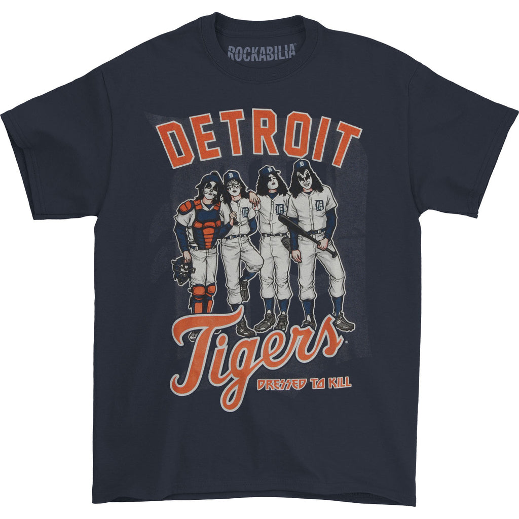 KISS Detroit Tigers Dressed To Kill T-shirt
