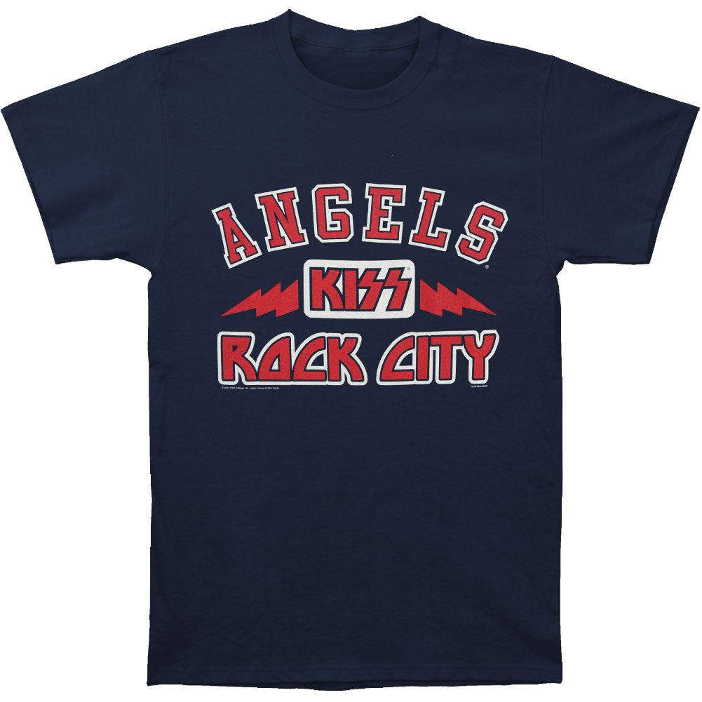 KISS Los Angeles Angels Baseball Rock City T-shirt