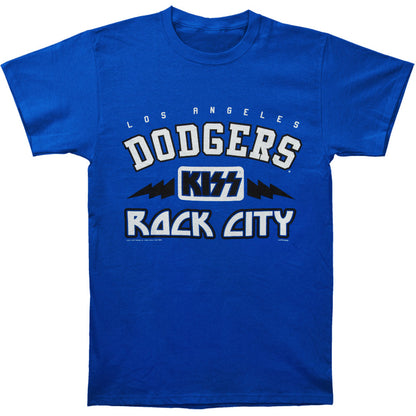 KISS Los Angeles Dodgers Baseball Rock City T-shirt