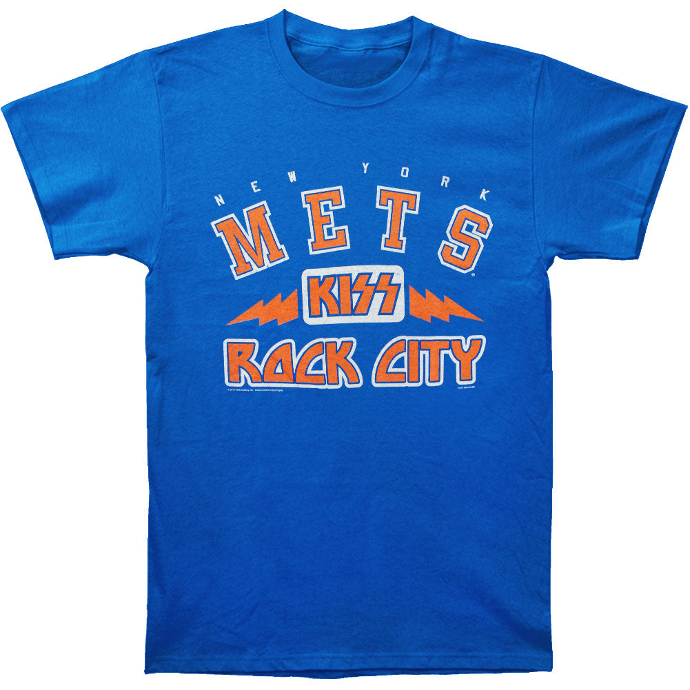 KISS New York Mets Baseball Rock City T-shirt
