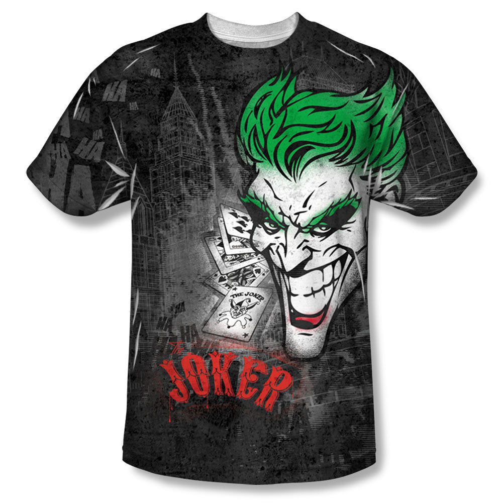 Batman Joker Sprays The City Sublimation T-shirt