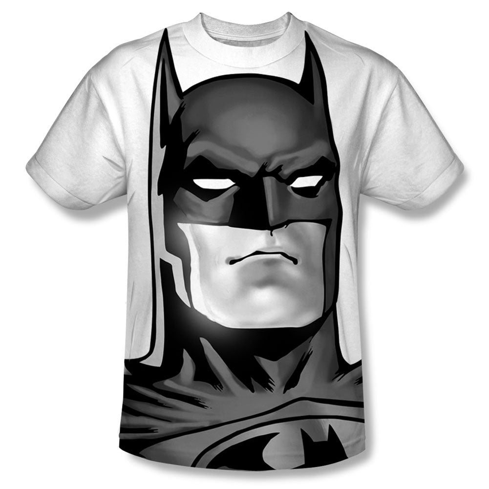 Batman Bw Bat Head Sublimation T-shirt