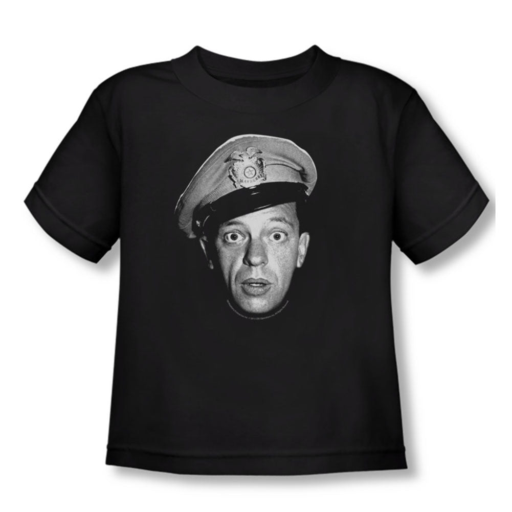 Andy Griffith Show Barney Head Childrens T-shirt