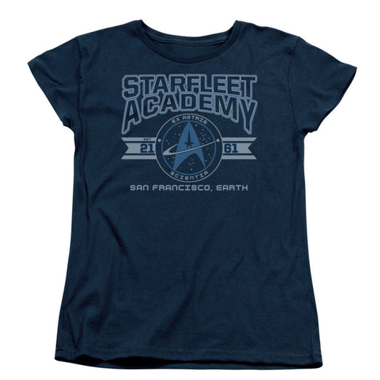 Star Trek Starfleet Academy Earth Womens T-shirt