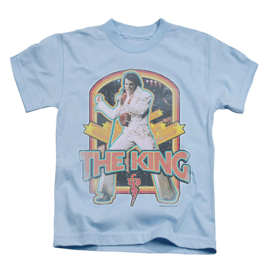 Elvis Presley Distressed King Childrens T-shirt