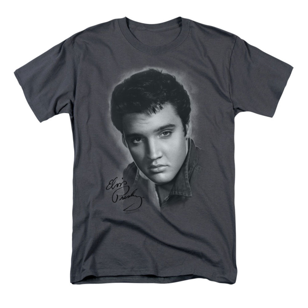 Elvis Presley Grey Portrait T-shirt