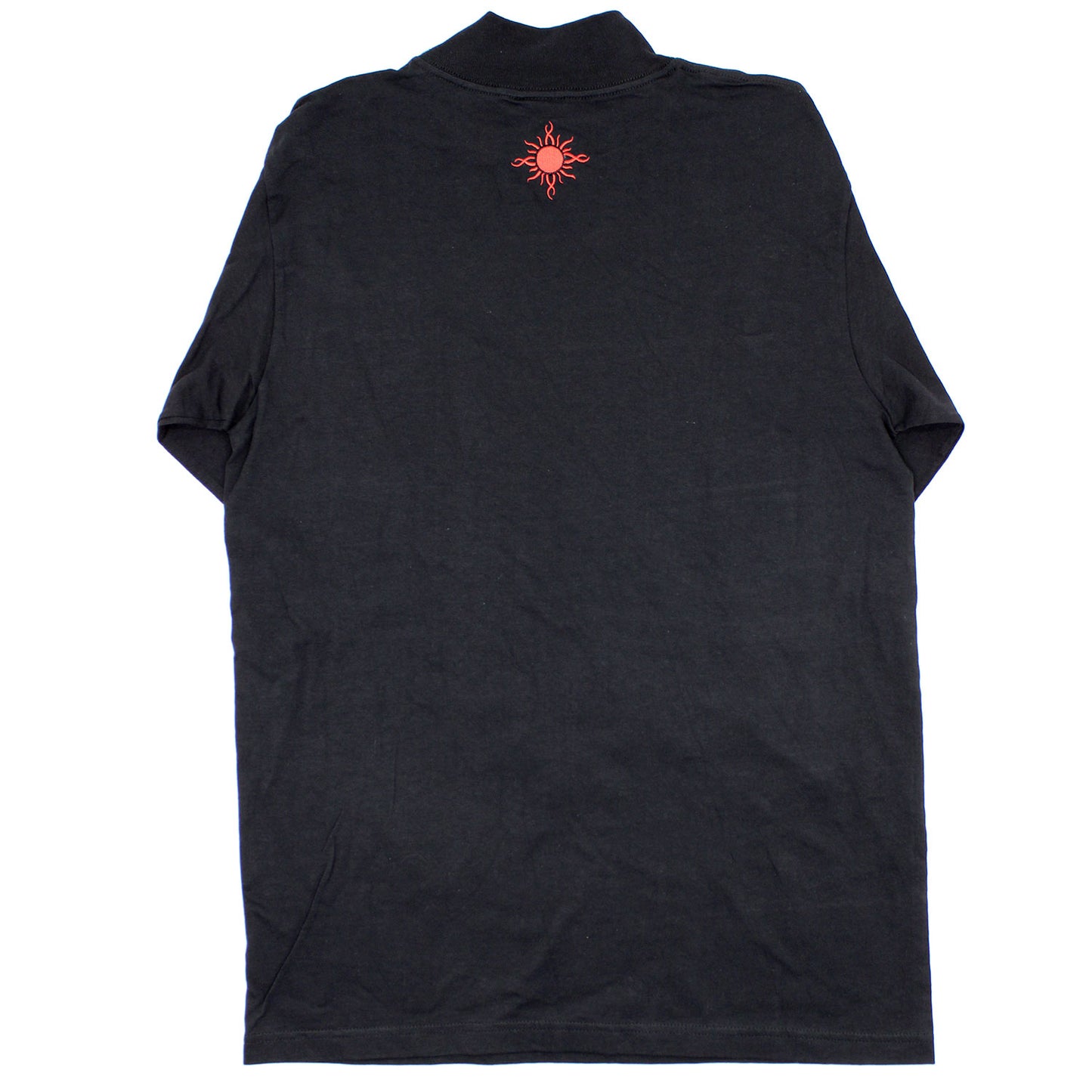 Embroidered Mock Turtleneck Long Sleeve Tee Long Sleeve