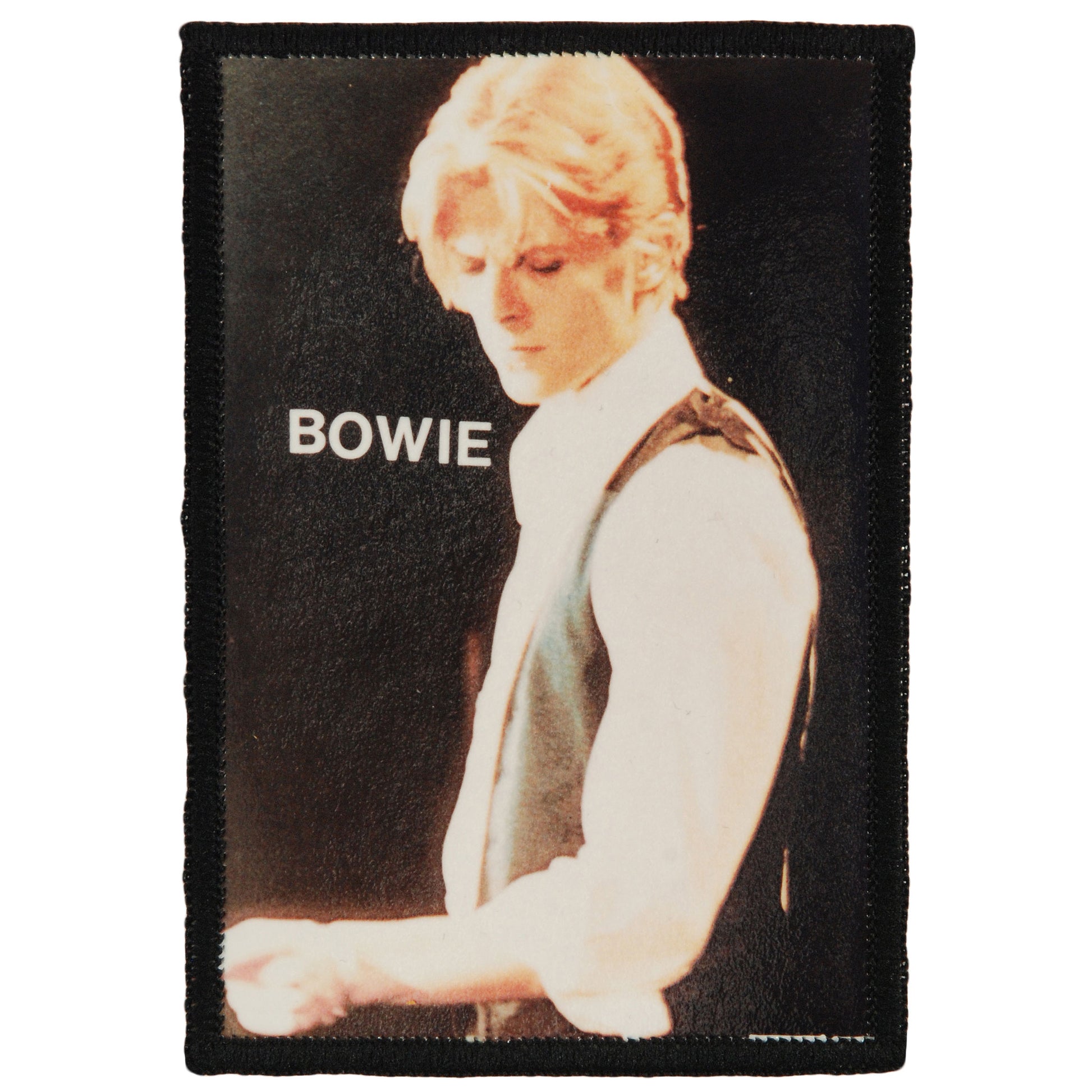 David Bowie Black Vest Photo Patch