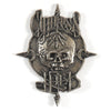 Skull Pewter Pin Badge