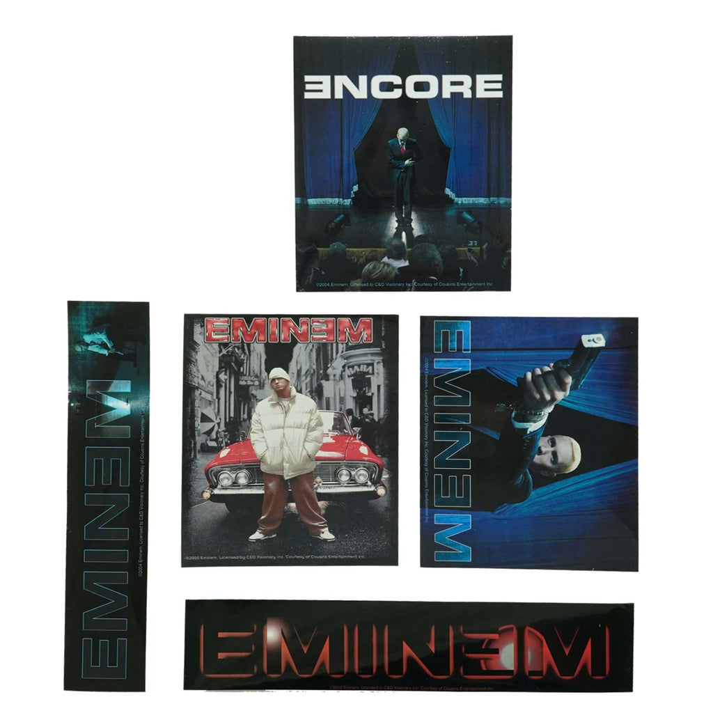 Eminem 4 Pack Of Assorted Stickers (Designs May Vary) Sticker Set