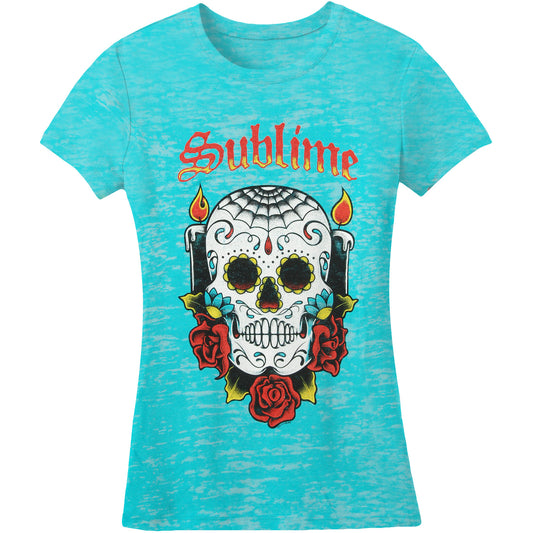 Skull Jr Burnout T Junior Top