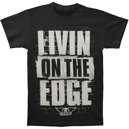 Livin On The Edge Brick Wall T-shirt