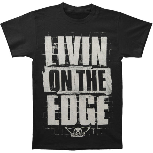 Livin On The Edge Brick Wall T-shirt