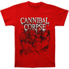 Skeletal Domain Red T-shirt