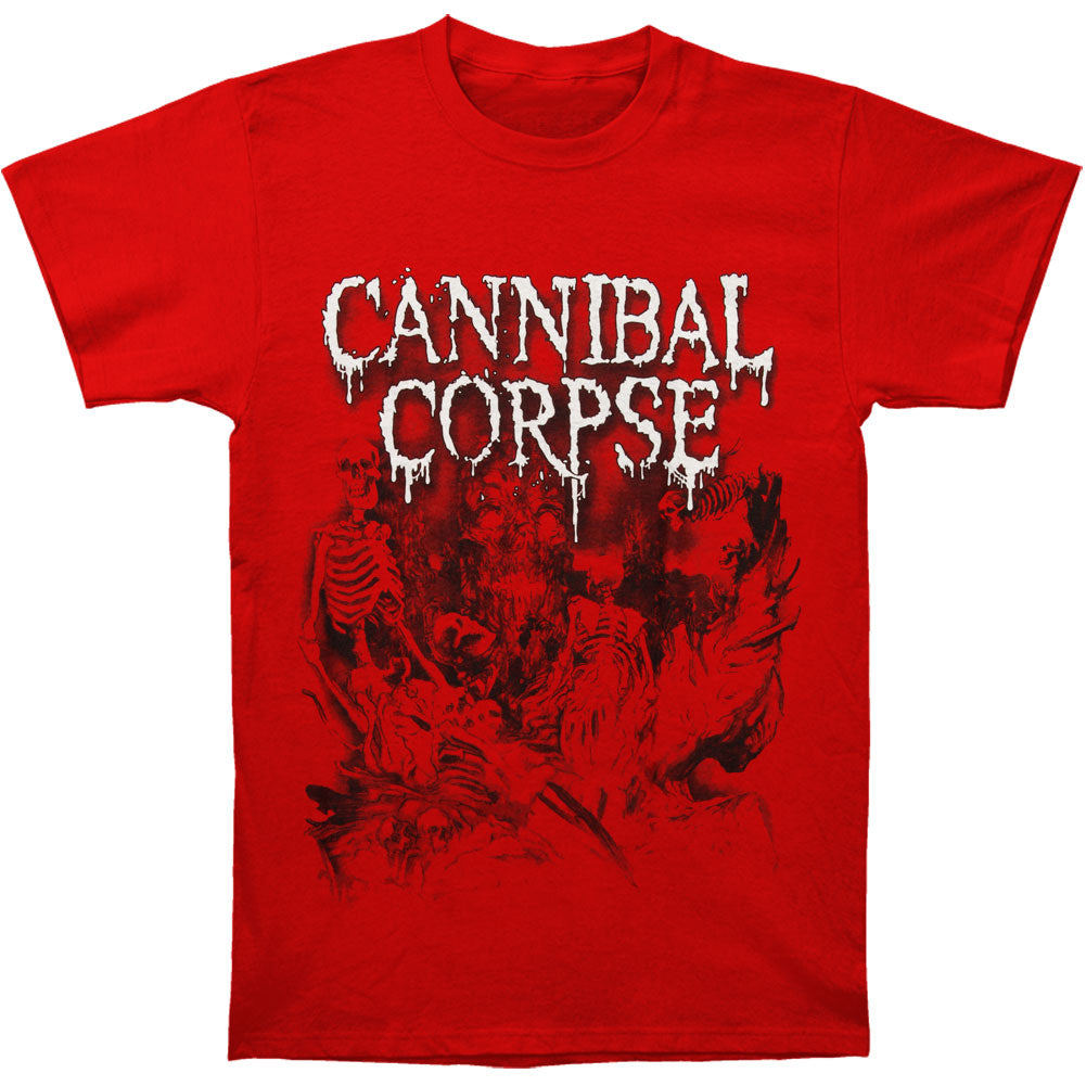 Cannibal Corpse Skeletal Domain Red T-shirt