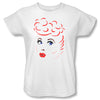 Lines Face Womens T-shirt