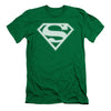 Green & White Shield Slim Fit T-shirt