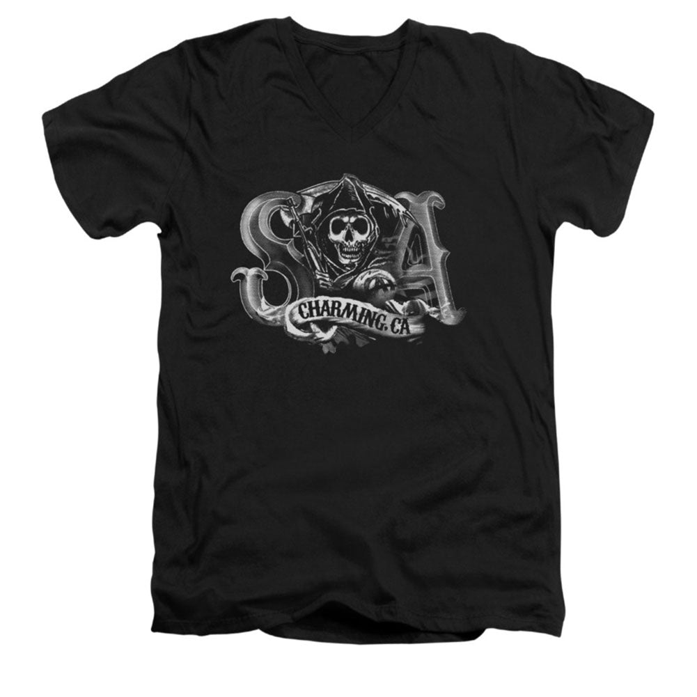 Sons Of Anarchy Charming Ca Slim Fit T-shirt