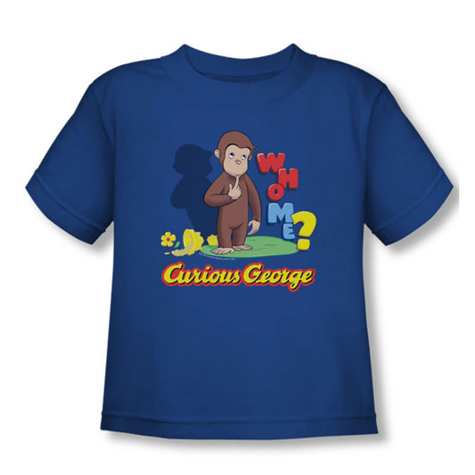 Curious George Who Me Childrens T-shirt
