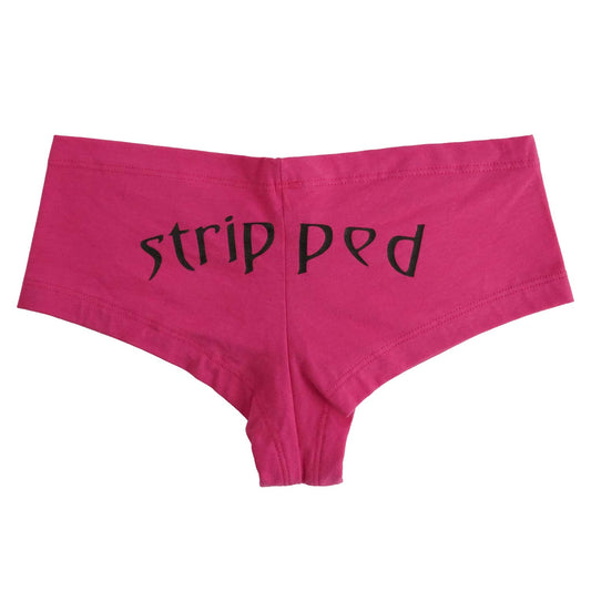 Stripped Booty Shorts