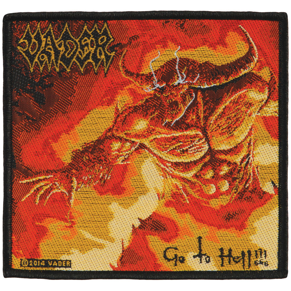 Go To Hell Woven Patch
