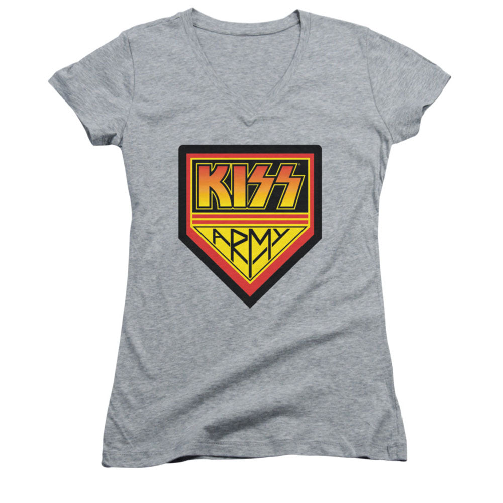 Army Logo Cap Sleeve Junior Top