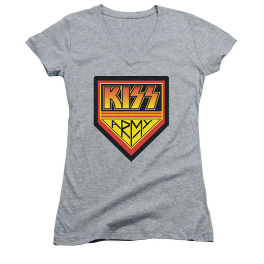 Army Logo Cap Sleeve Junior Top