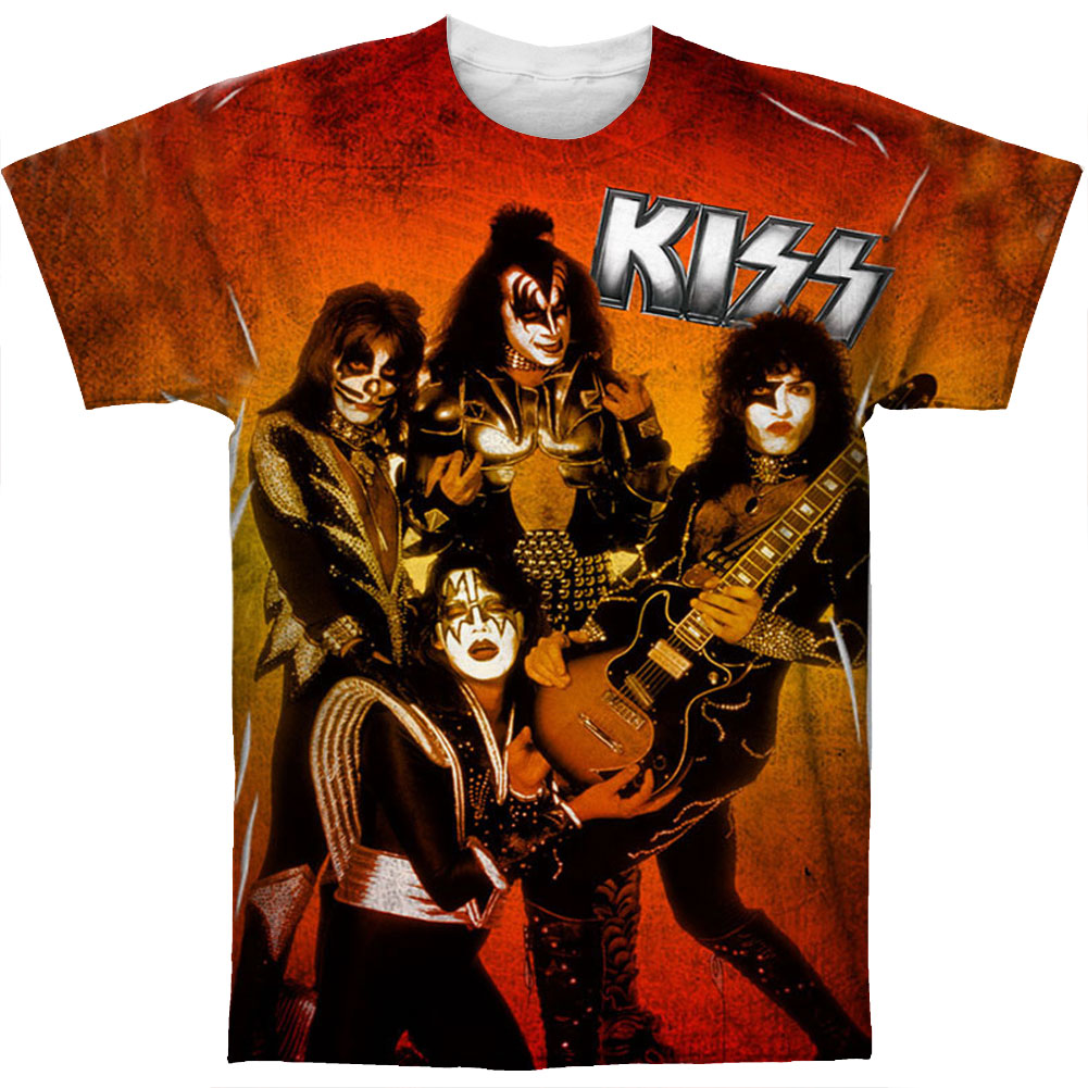 KISS Fire Pose Sublimation T-shirt