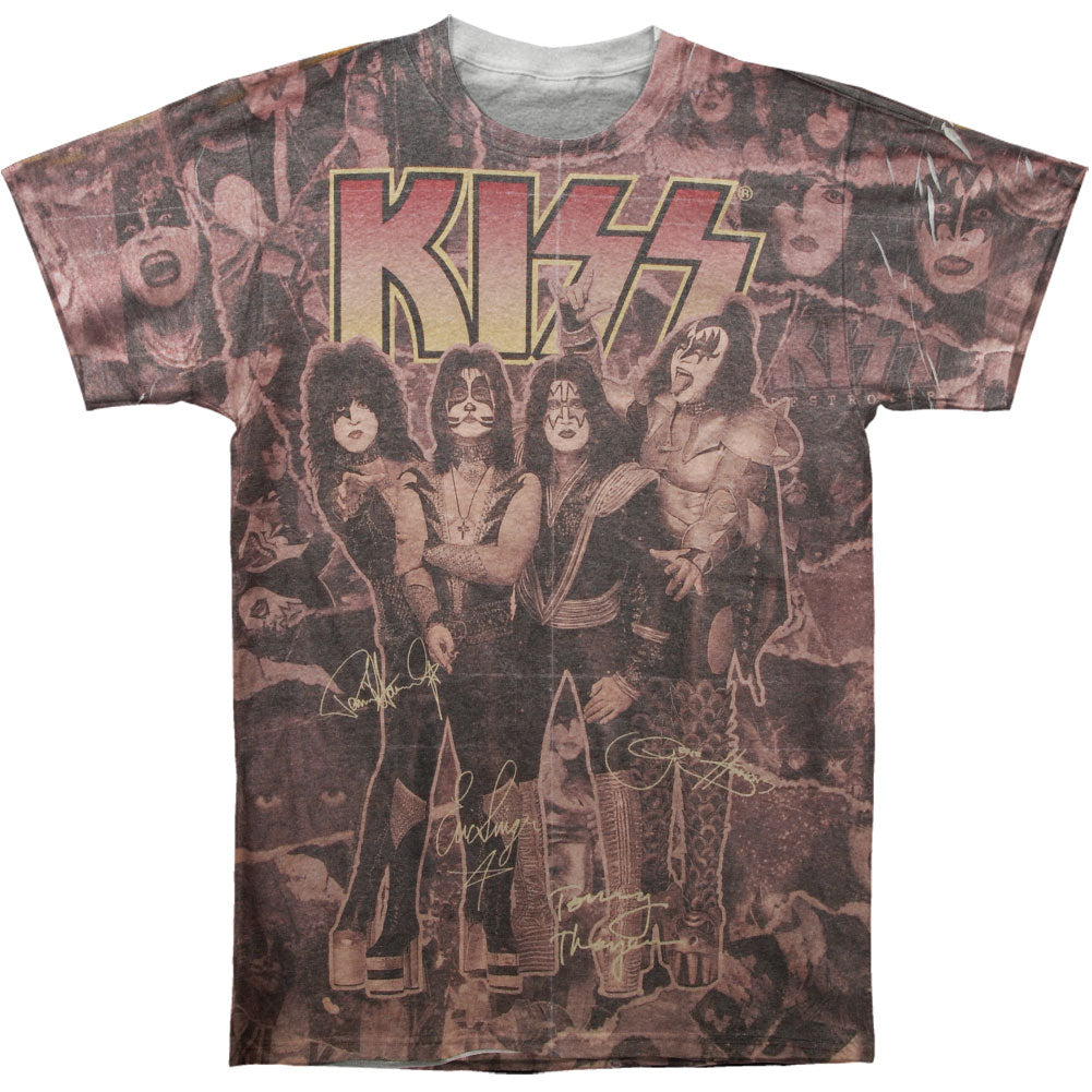 KISS God Bless Sublimation T-shirt