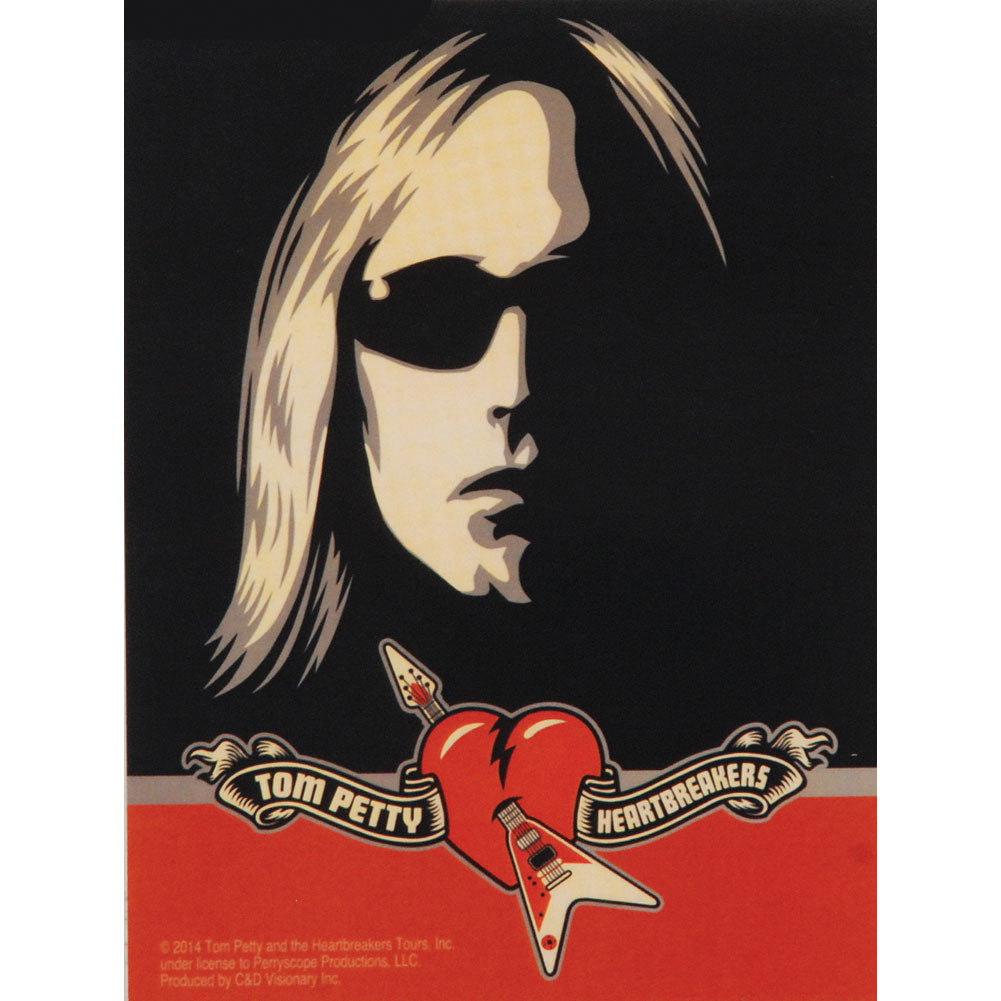 Tom Petty Sunglasses Sticker