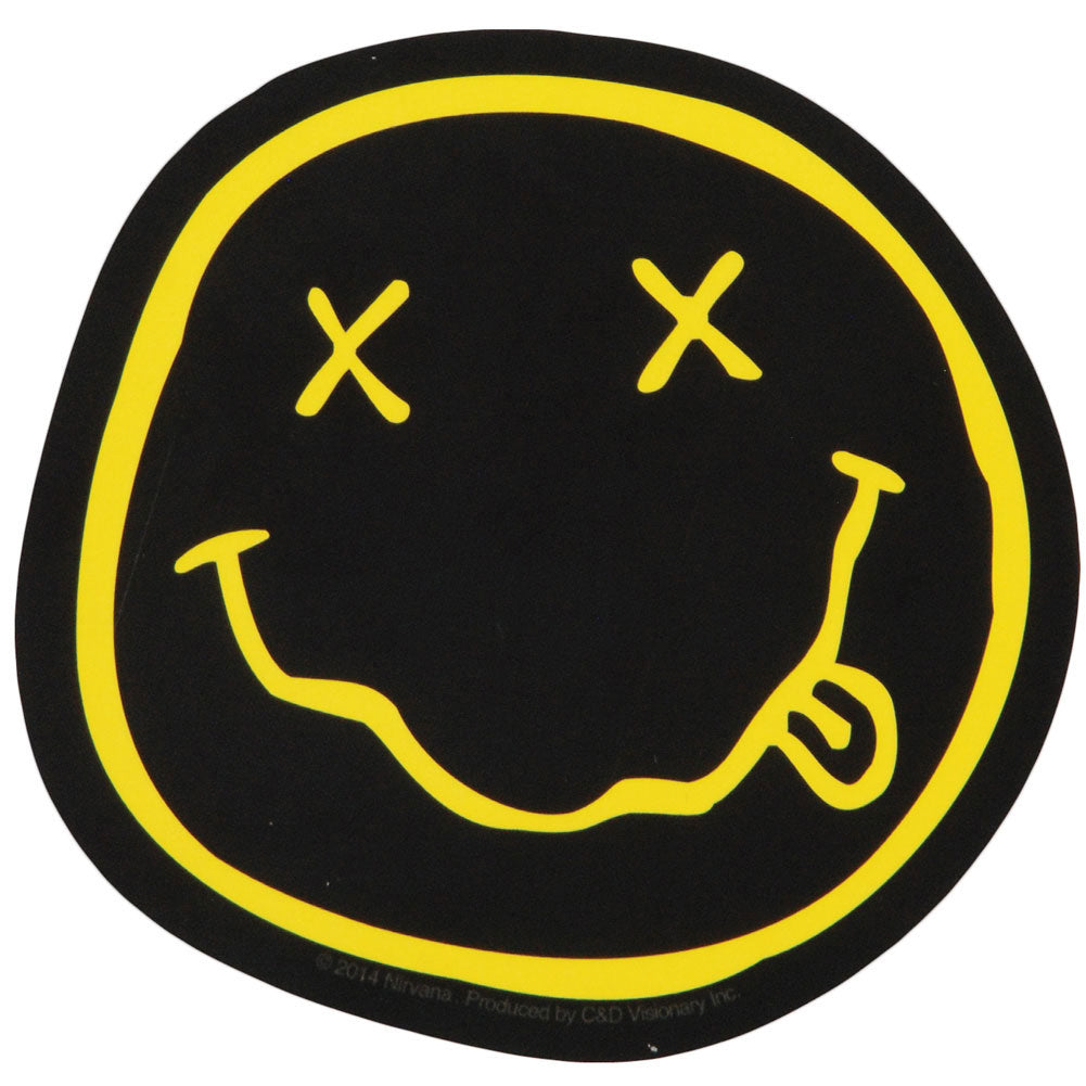 Nirvana Smiley Face Sticker