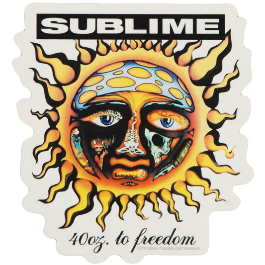 Sublime 40 Oz. Sun Sticker