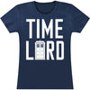 Time Lord With Tardis Junior Top