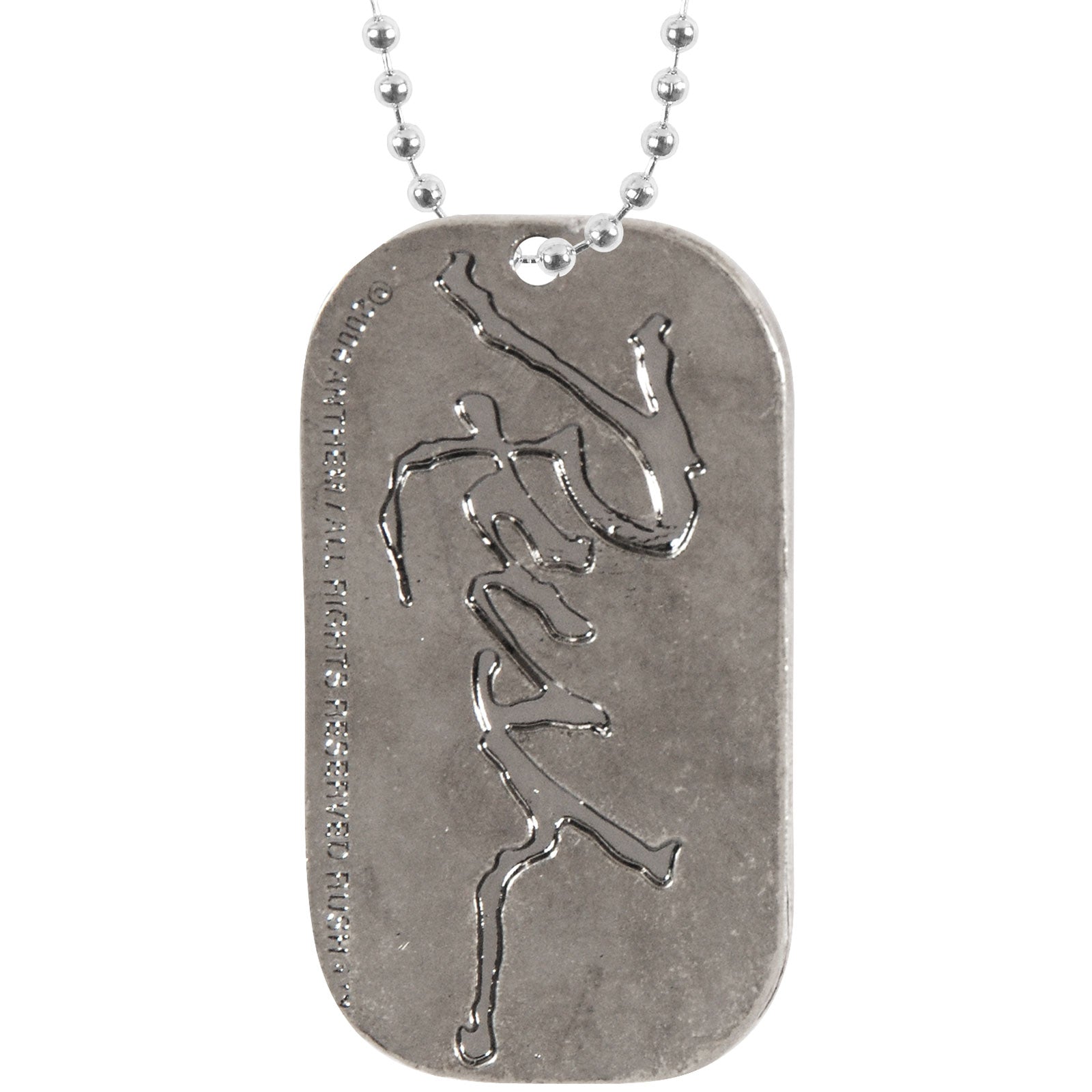 Rush Hemispheres Dog Tag Necklace