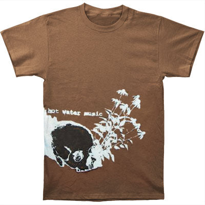 Hot Water Music Skull Flower T-shirt