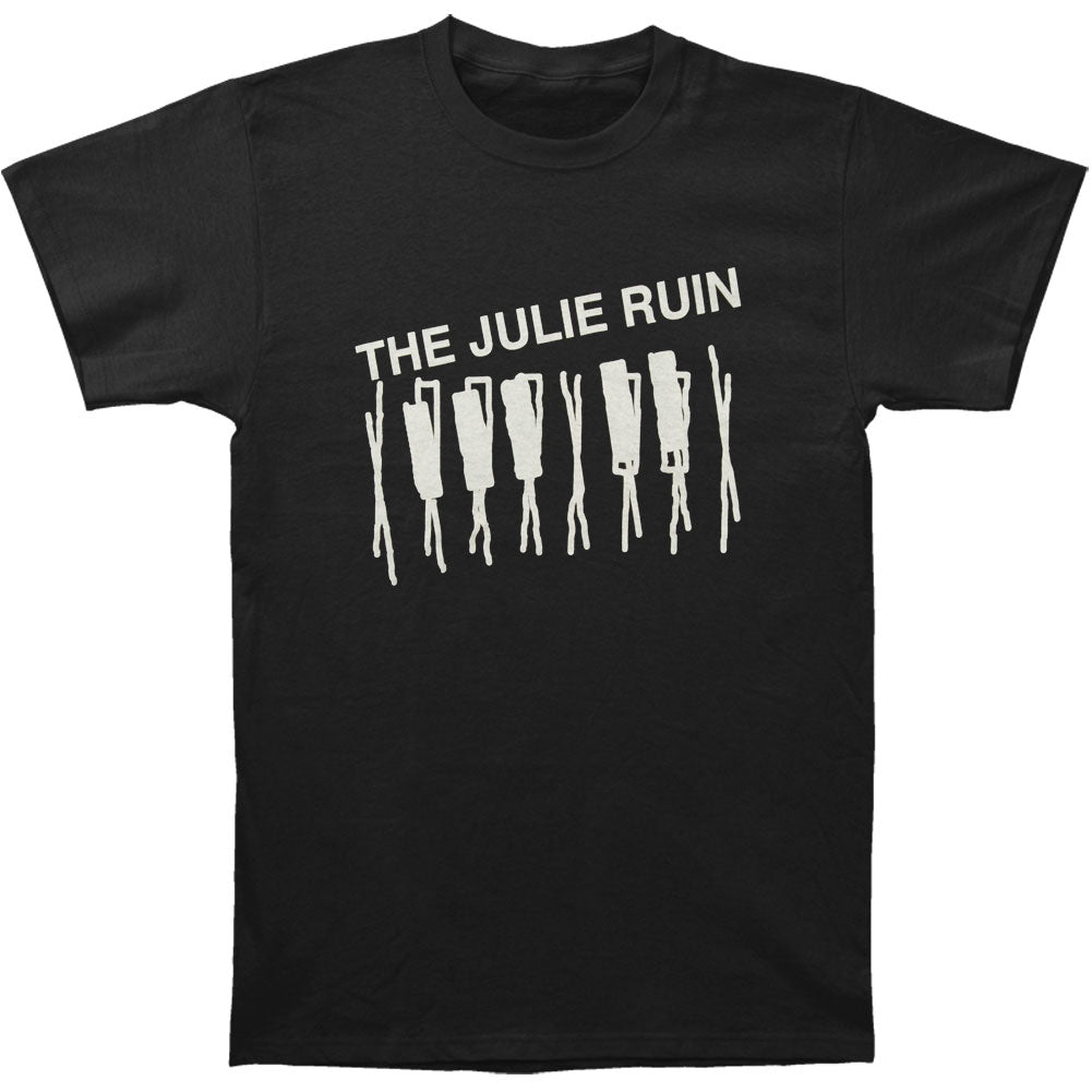 Julie Ruin White Keys Slim Fit T-shirt
