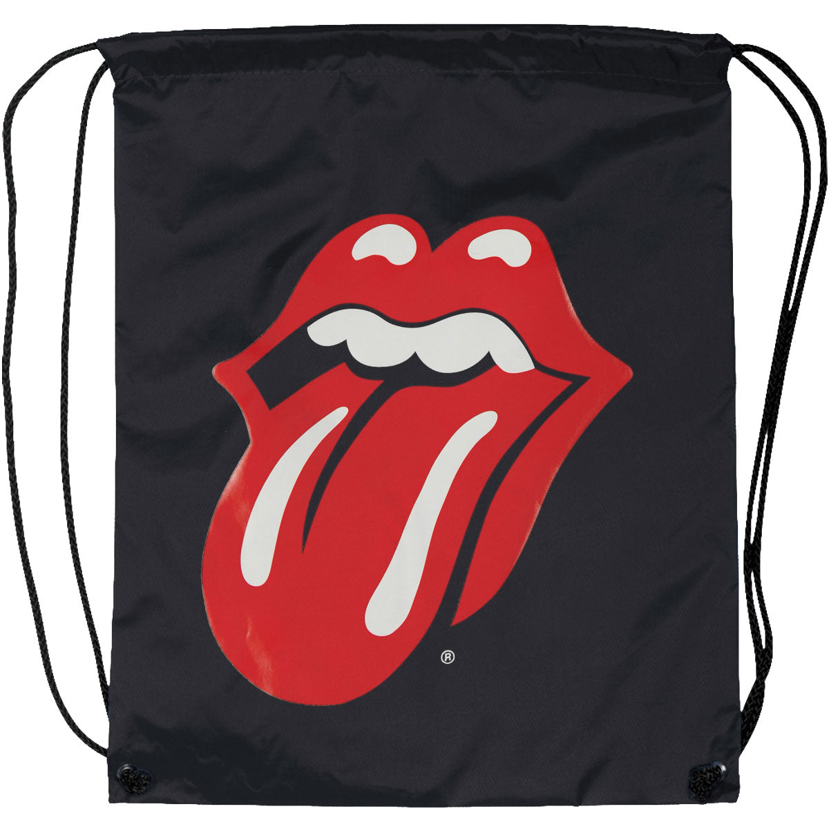 Rolling Stones Tongue Logo Drawstring Backpack