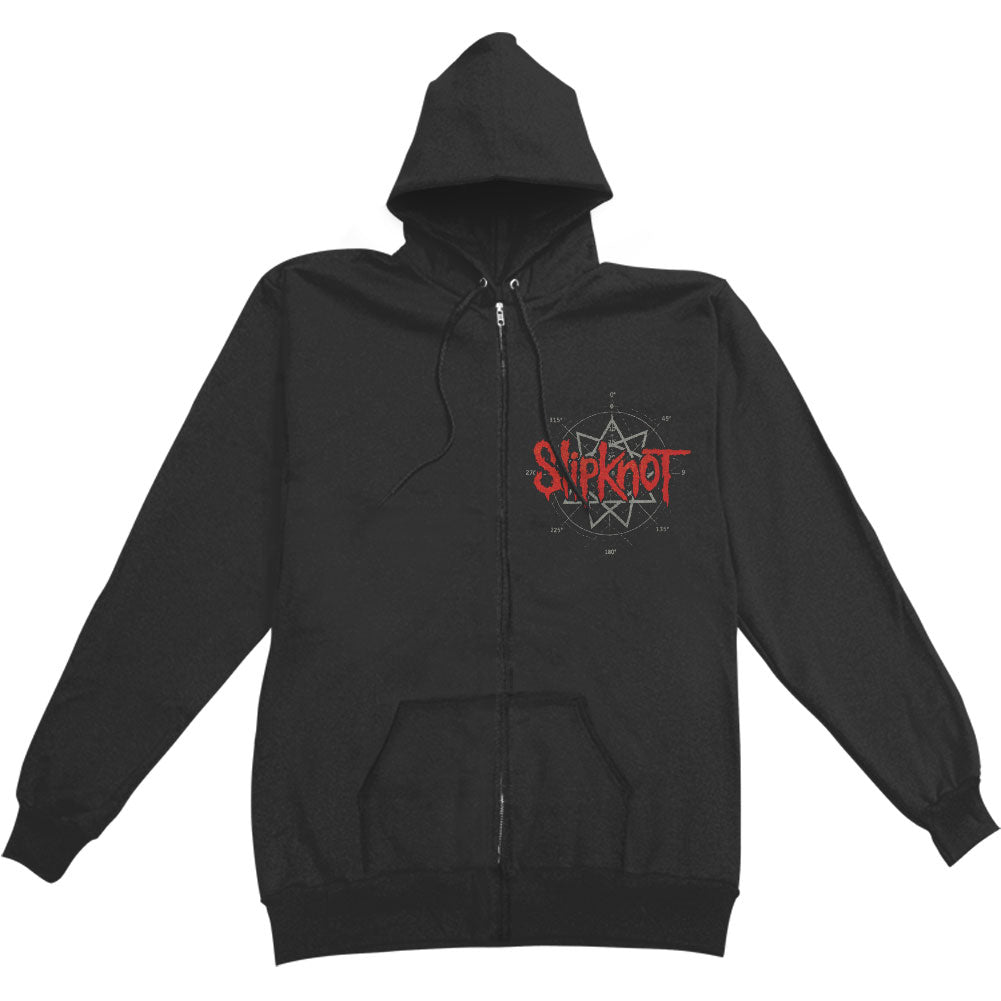 Slipknot Skull Back Zippered Hooded Sweatshirt