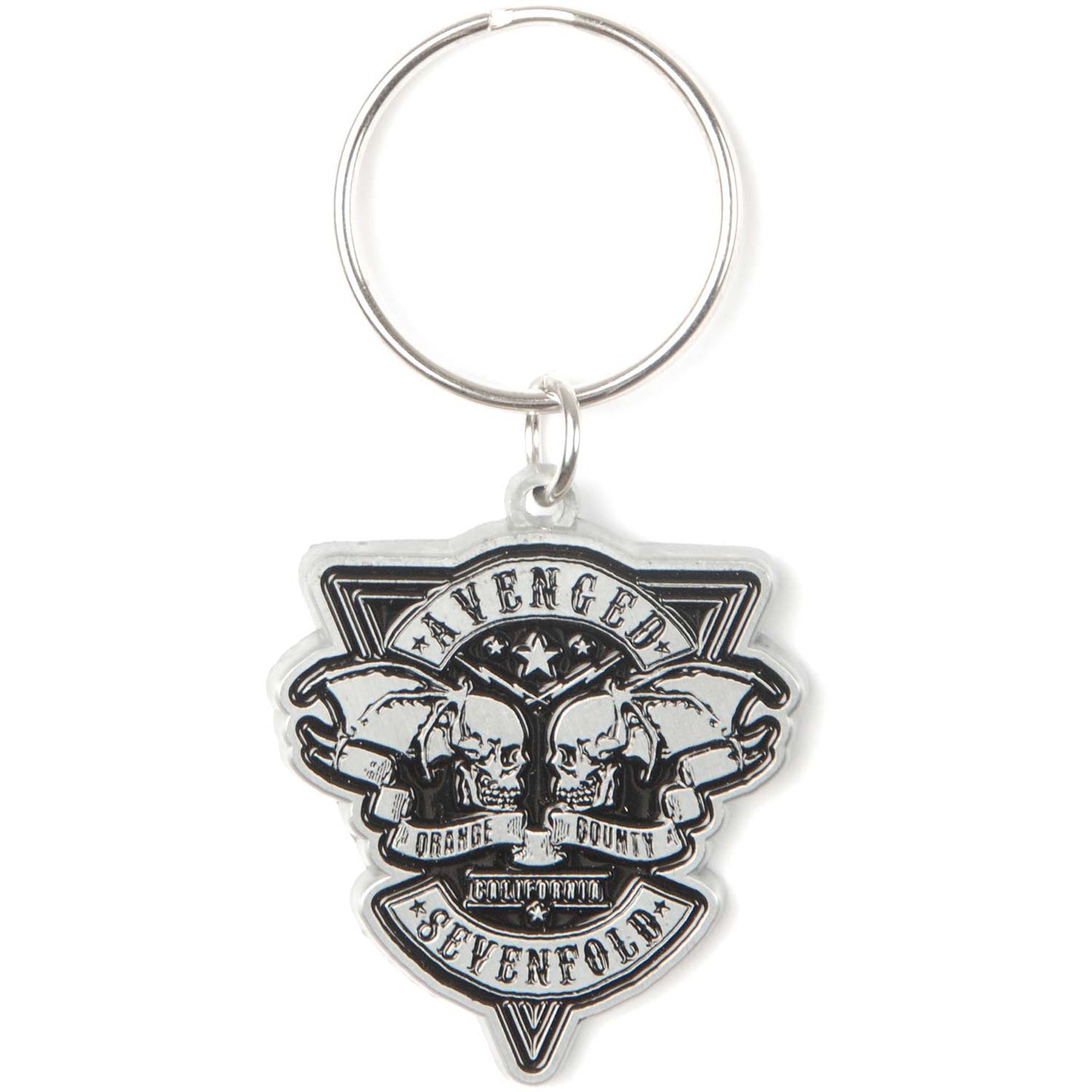 Orange County Metal Key Chain