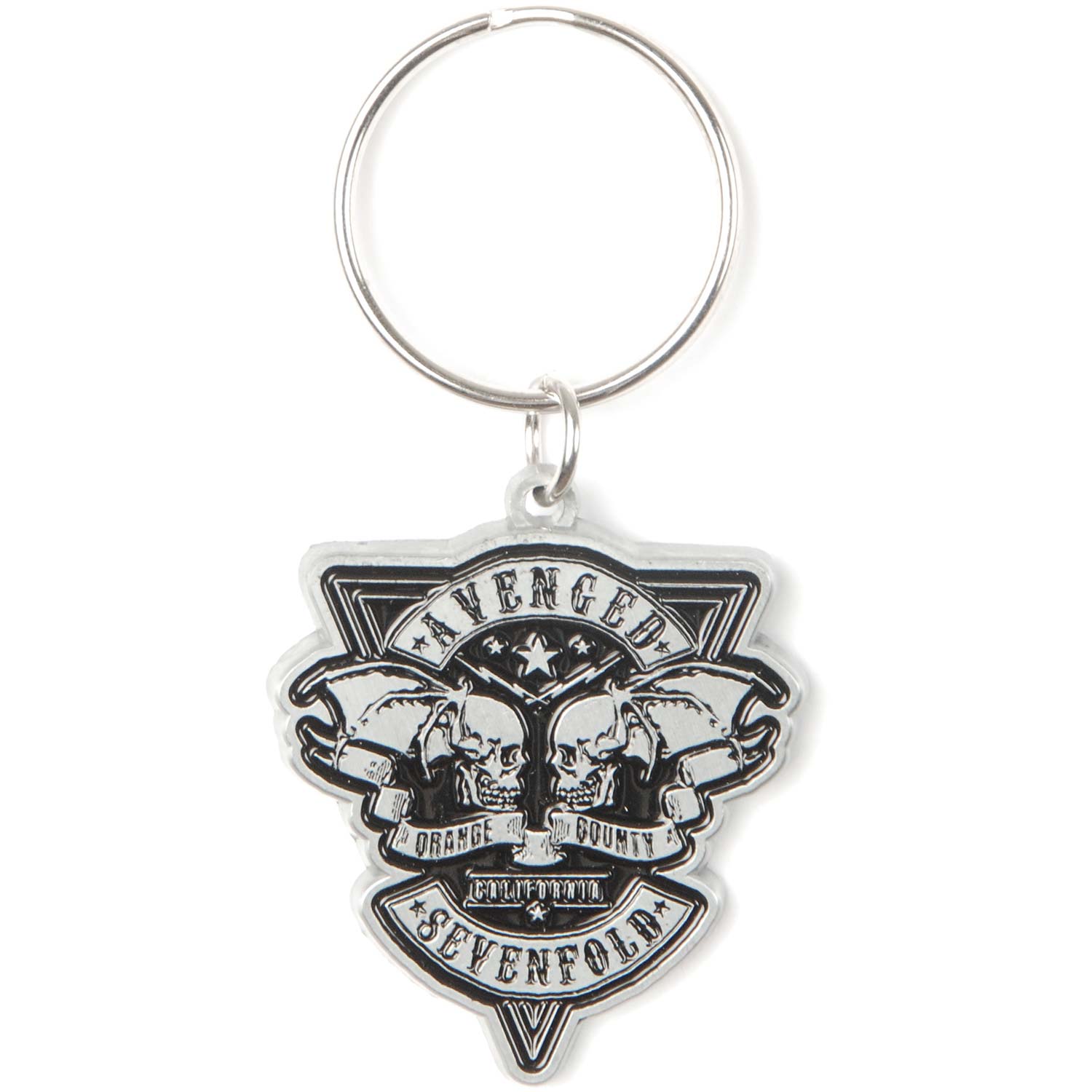 Orange County Metal Key Chain