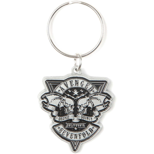 Orange County Metal Key Chain