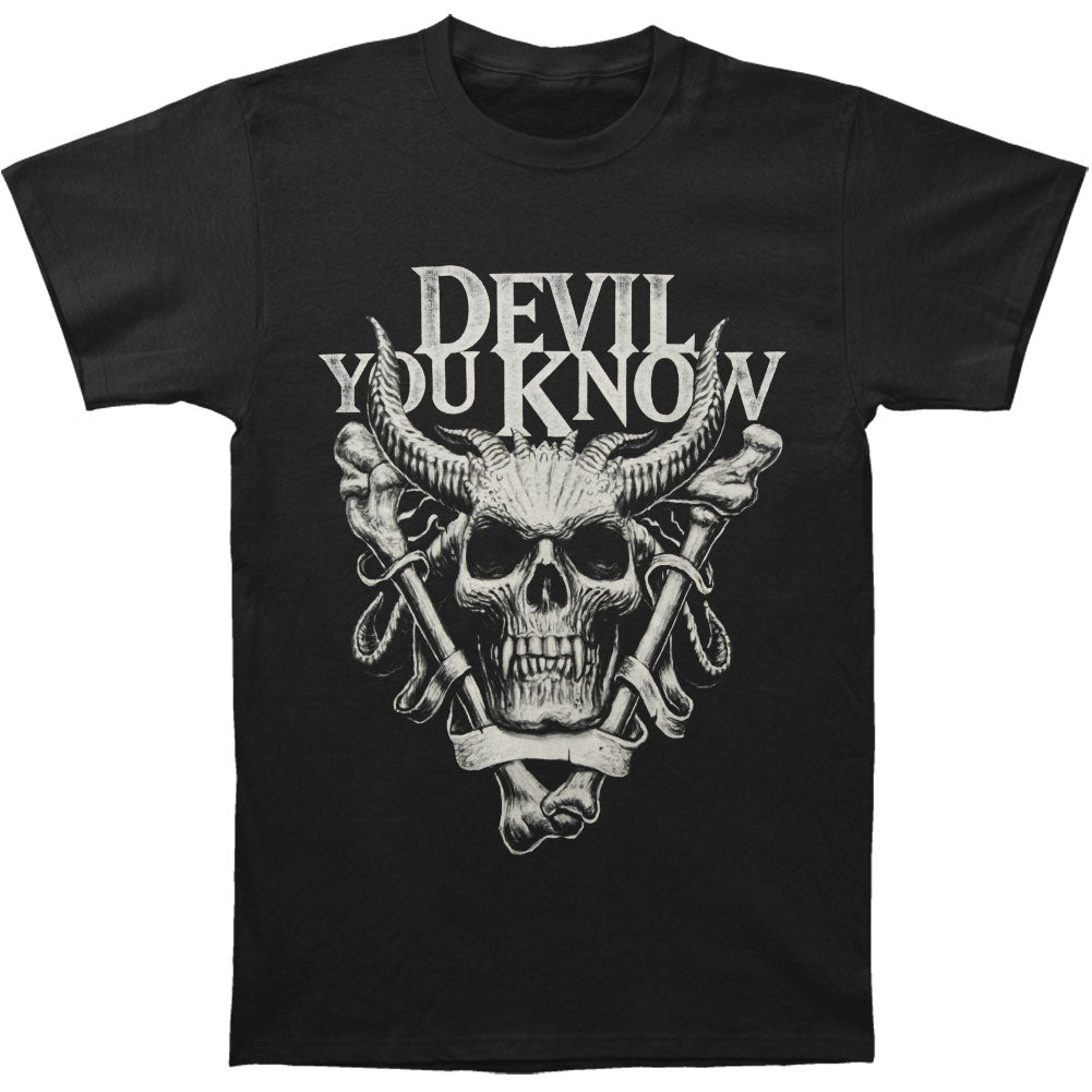 Devil You Know Horned Skull T-shirt