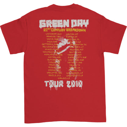 Green Day Kiss 2010 Tour T-shirt