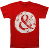 Distressed Ampersand Slim Fit T-shirt